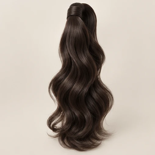 Illustrative image of Human Hair Ponytail Extensions