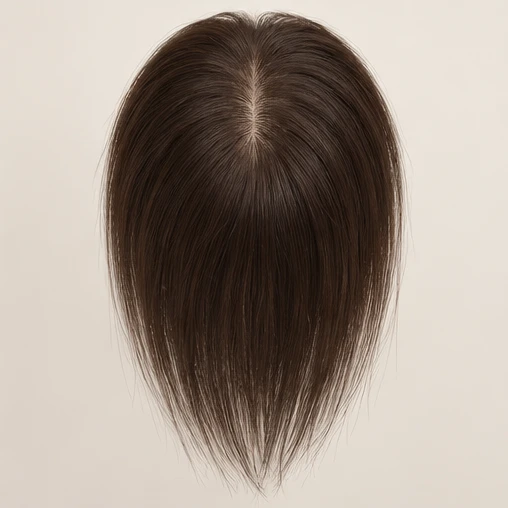 Illustrative image of Human Hair Toppers for Thinning Hair